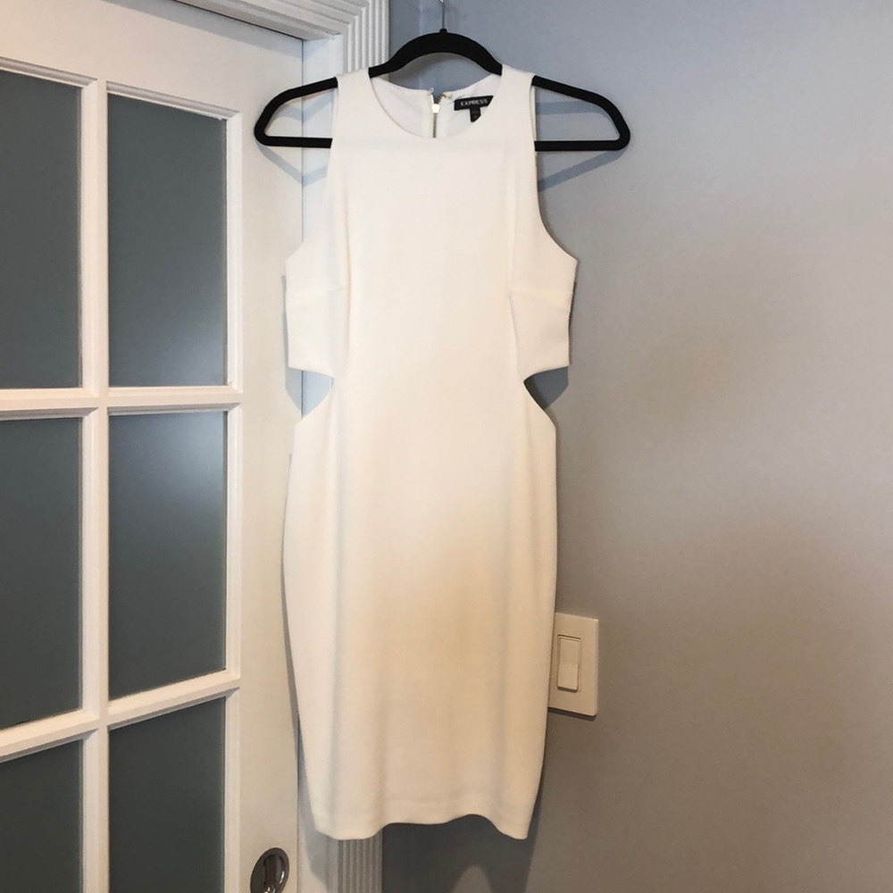 Express Side Cut-Out Sheath Dress Small